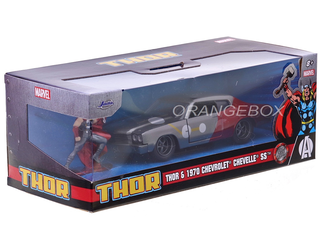 Chevrolet Chevelle SS 1970 + Figura Thor Jada Toys 1:32 - 20 anos