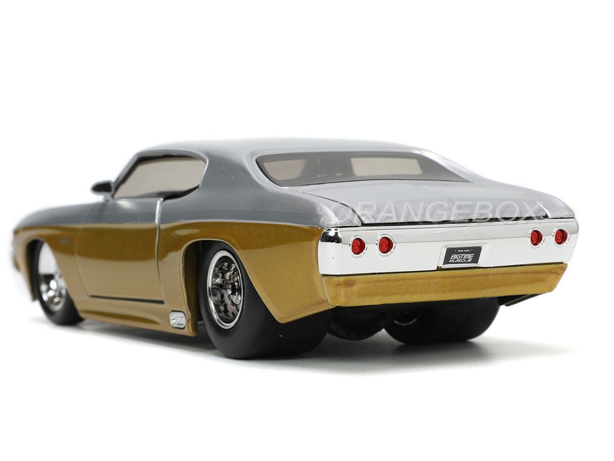 JADA TOYS - CHEVROLET Chevelle SS 1970 grijs SNEL en WILDIG
