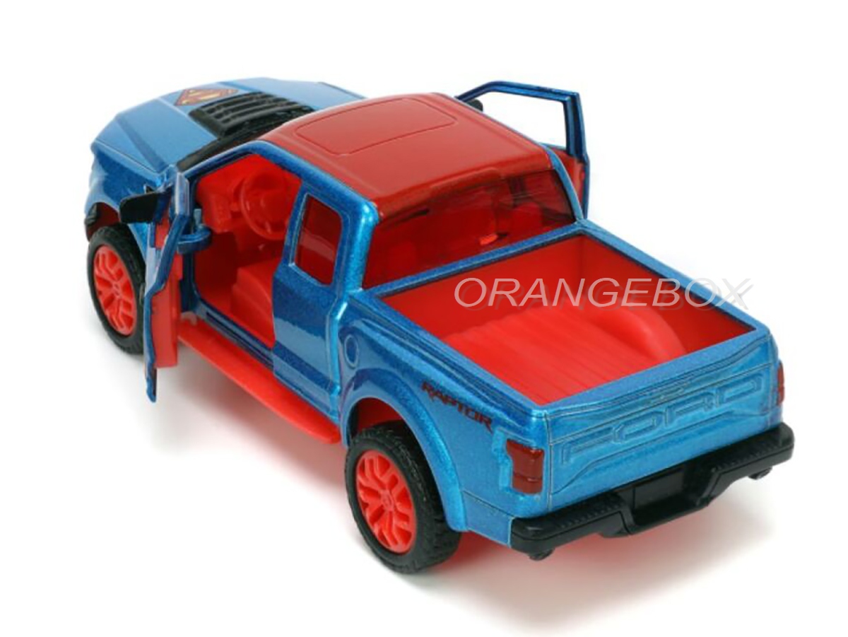 Ford F-150 Raptor 2017 + Figura Superman 1:32 Jada Toys - 20 anos