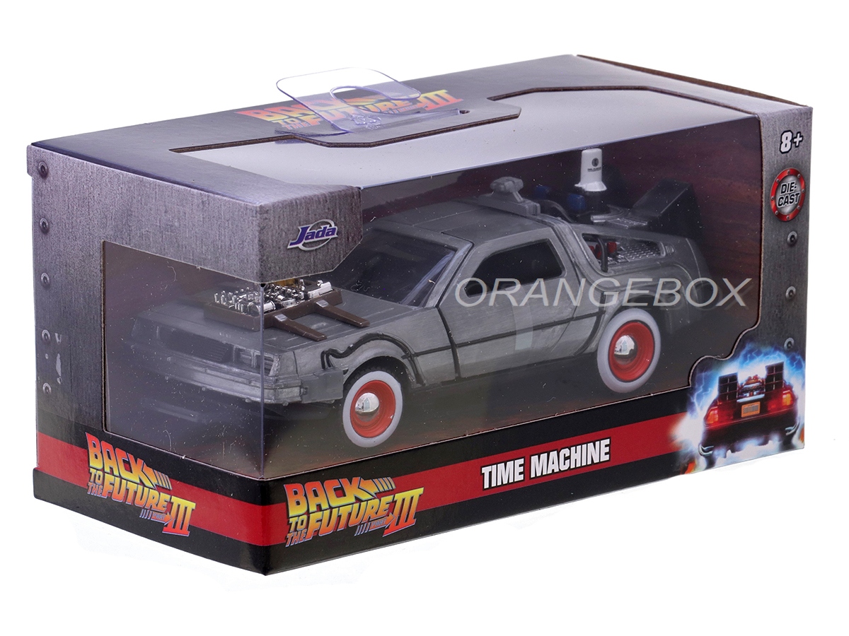 Jada Time Machine Delorean Back To The Future 1:32 Die Cast | Meses sin interés