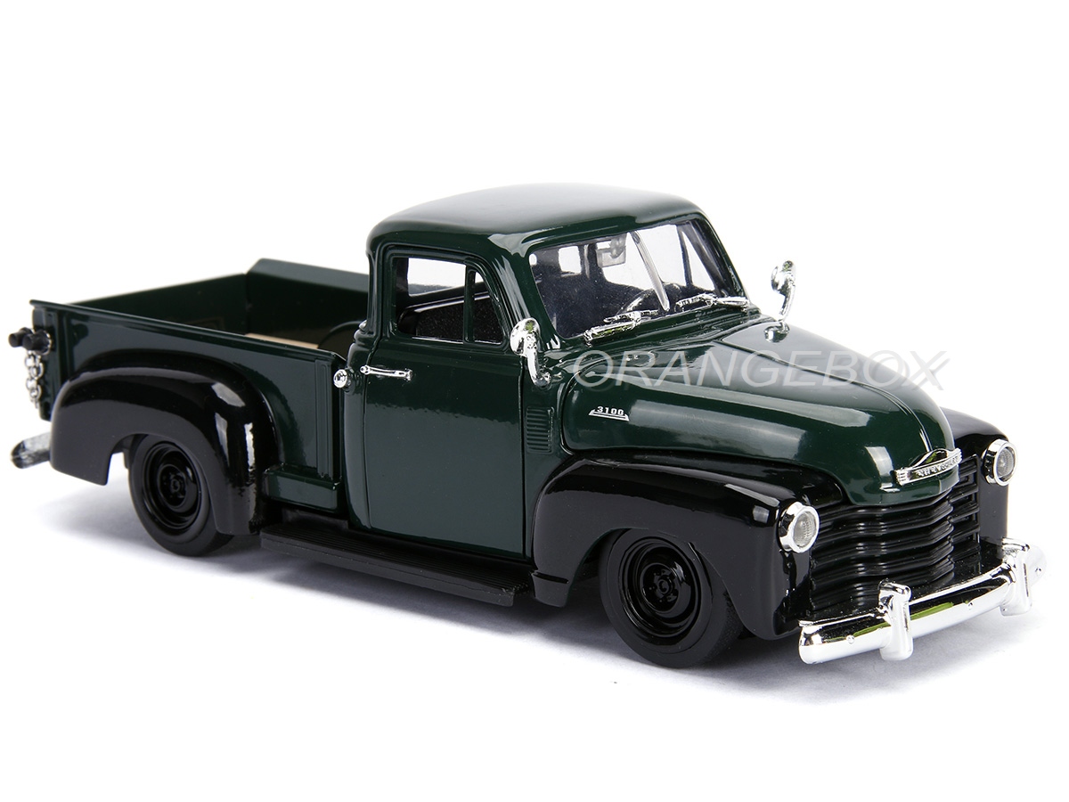 Chevy Pick-Up 1953 1:24 Jada Toys + Estante com Rodas - 20 anos