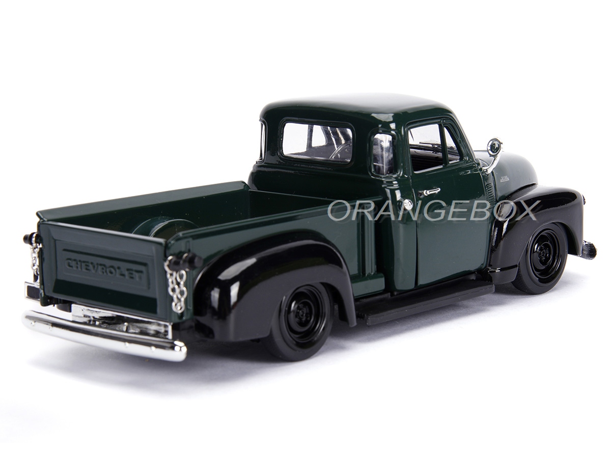 Chevy Pick-Up 1953 1:24 Jada Toys + Estante com Rodas - 20 anos