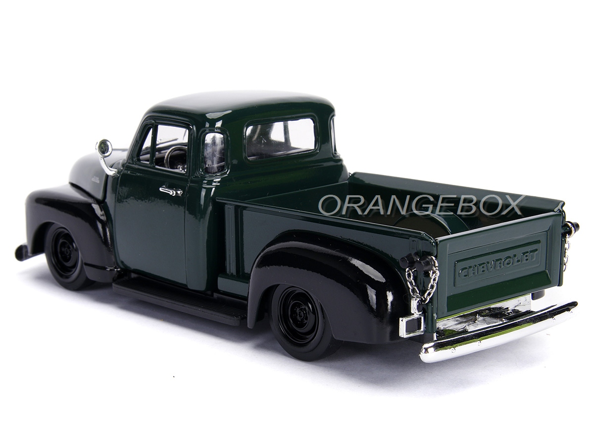Chevy Pick-Up 1953 1:24 Jada Toys + Estante com Rodas - 20 anos