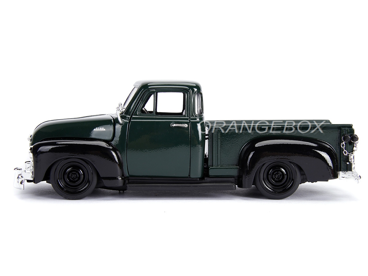 未開封 1953 CHEVROLET Pick Up 1/24 Chevy Pick-Up 1953 1:24 Jada Toys + Estante com Rodas - 20 anos