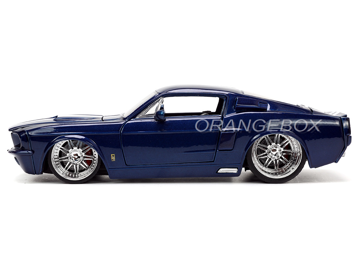 Shelby GT500 1967 BTM 1:24 Jada Toys Azul - 20 anos! Loja on-line
