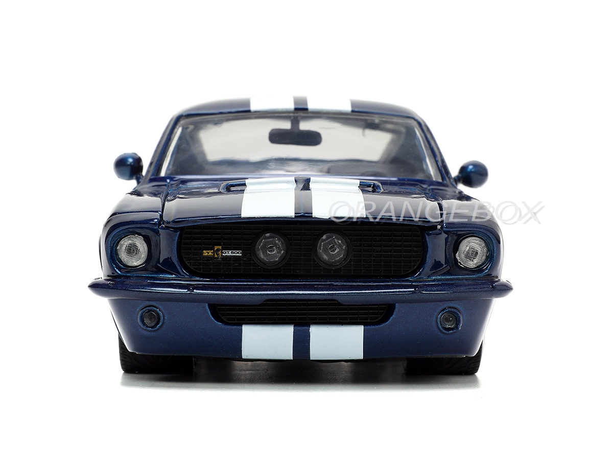 Shelby GT500 1967 BTM 1:24 Jada Toys Azul - 20 anos! Loja on-line