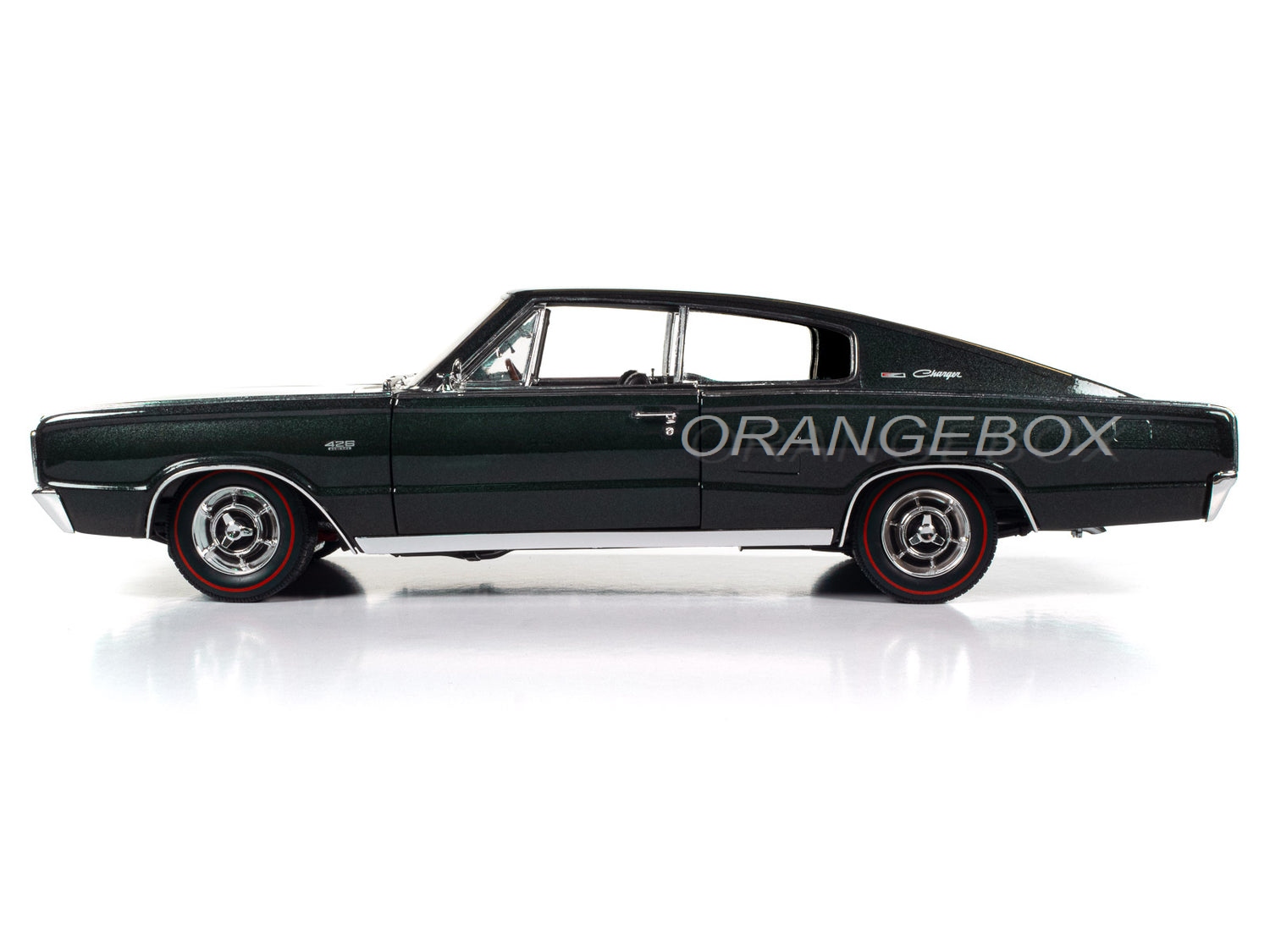 Dodge Charger 1966 MCACN 1:18 Autoworld - 20 anos! Loja on-line de