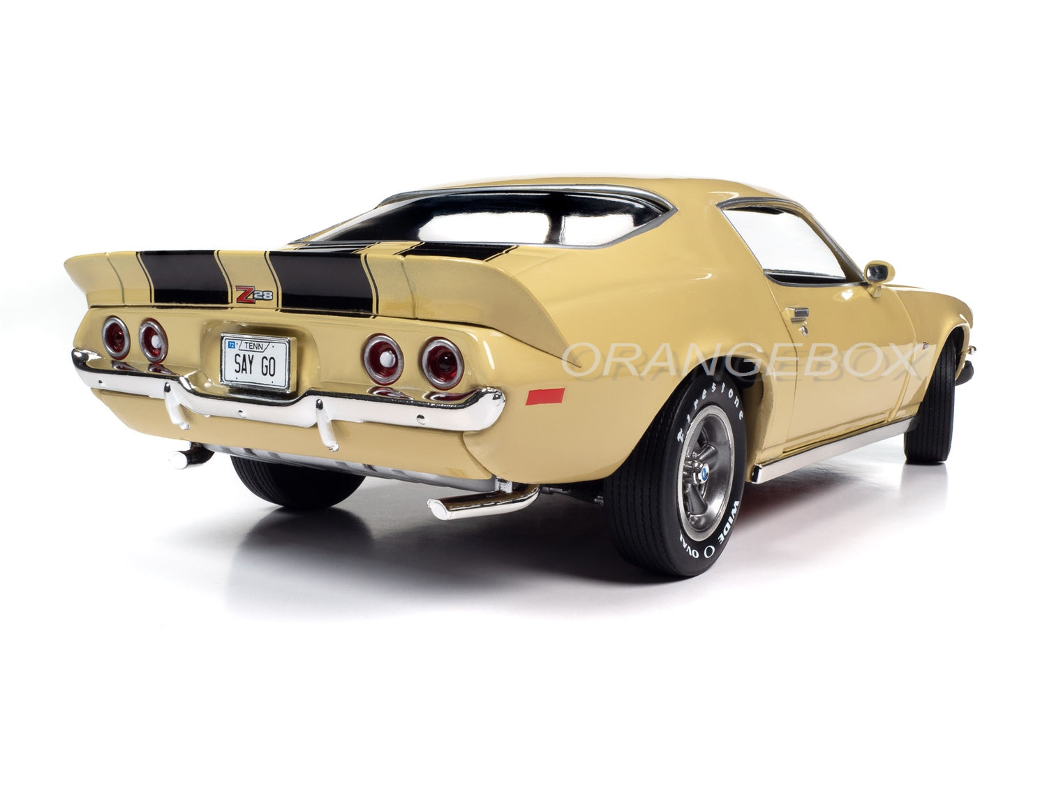 希少 オートワールド 1/18 1972 カマロ camaro クリームイエロー Chevrolet Camaro RS Z28 1972 1:18 Autoworld Amarelo - 20 anos