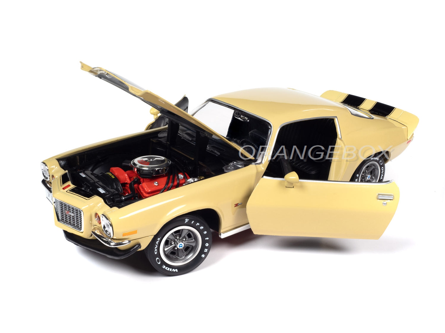 希少 オートワールド 1/18 1972 カマロ camaro クリームイエロー Chevrolet Camaro RS Z28 1972 1:18 Autoworld Amarelo - 20 anos