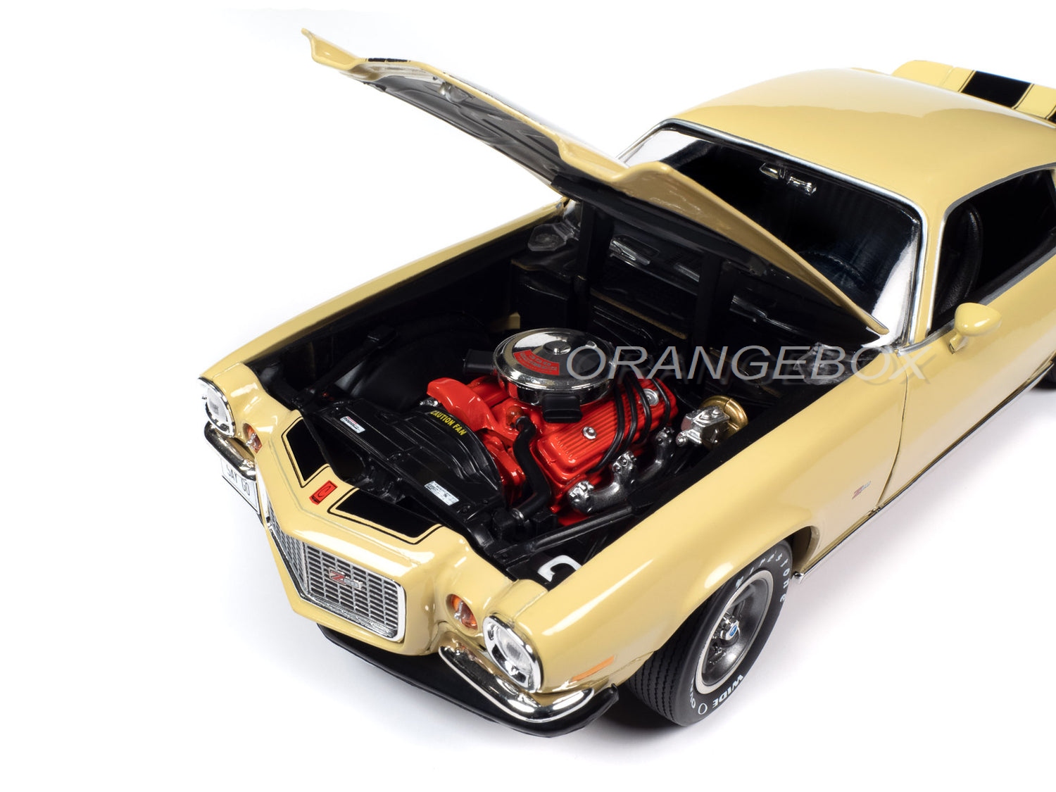 Chevrolet Camaro RS Z28 1972 1:18 Autoworld Amarelo - 20 anos