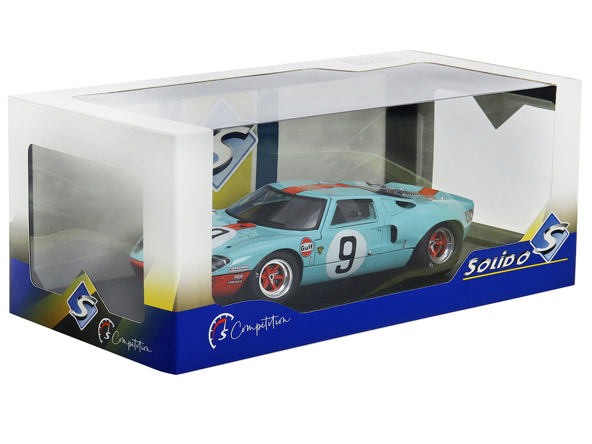 Ford GT40 Vencedor 24 Horas LeMans 1968 1:18 Solido Gulf - 20 anos