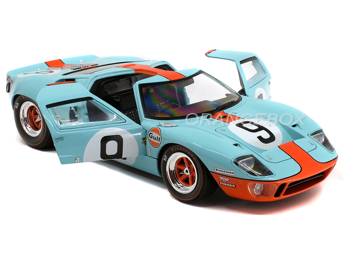 Ford GT40 Vencedor 24 Horas LeMans 1968 1:18 Solido Gulf - 20 anos
