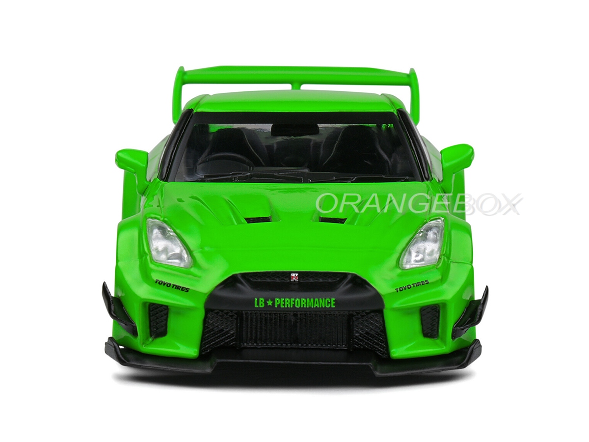 Nissan GT-R (R35) Liberty Walk Body Kit 1:43 Solido Verde - 19