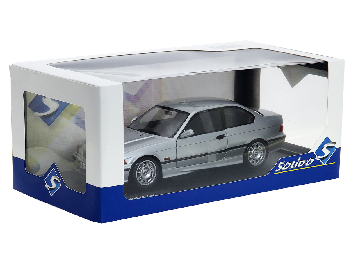 BMW E36 Coupe 1990 1:18 Solido Cinza - 19 anos! Loja on-line de