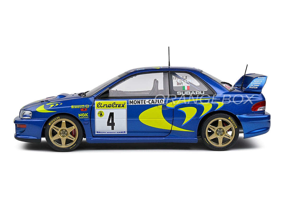 Subaru Impreza 22B 1997 Rally Monte Carlo 1:18 Solido - 20 anos