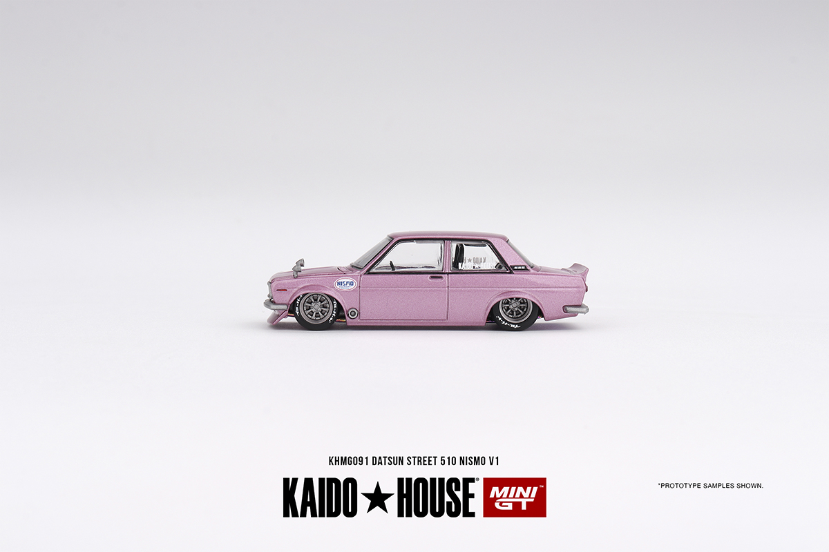 Datsun Street 510 Nismo V1 1:64 Mini GT - 20 anos! Loja on-line de