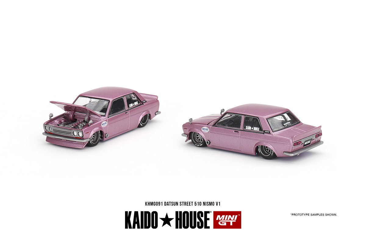Datsun Street 510 Nismo V1 1:64 Mini GT - 20 anos! Loja on-line de