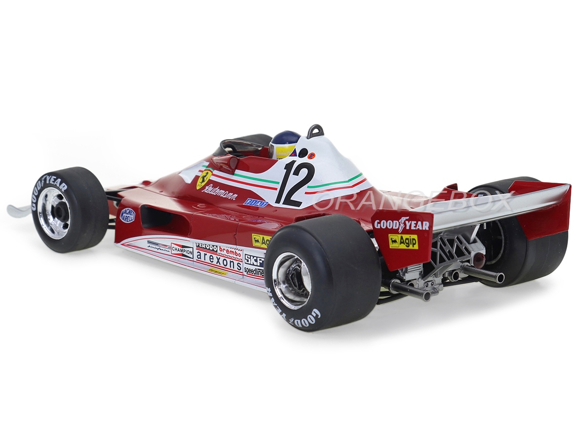 Fórmula 1 Ferrari 312 T2B Carlos Reutemann 3º Gp Suécia 1977 1:18