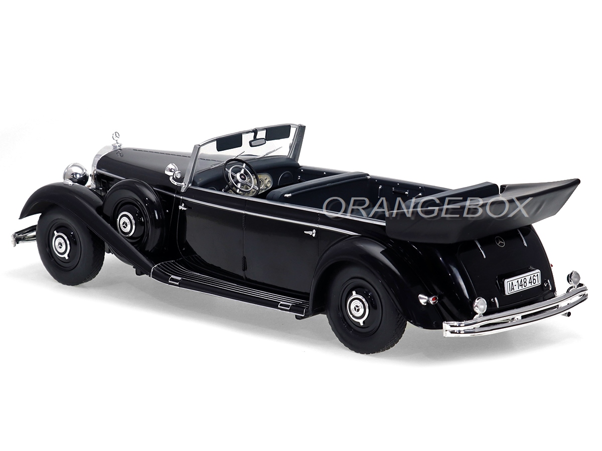 Mercedes Benz 770 (W150) 1938 Convertible 1:18 MCG Preto - 20 anos