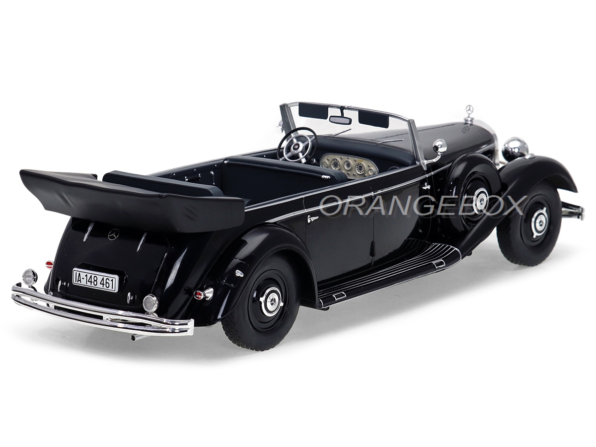 秋*蔵様 Mercedes-Benz 250T他ヴィンテージ ミニカー 7台セッ Mercedes Benz 770 (W150) 1938 Convertible 1:18 MCG Preto - 20 anos