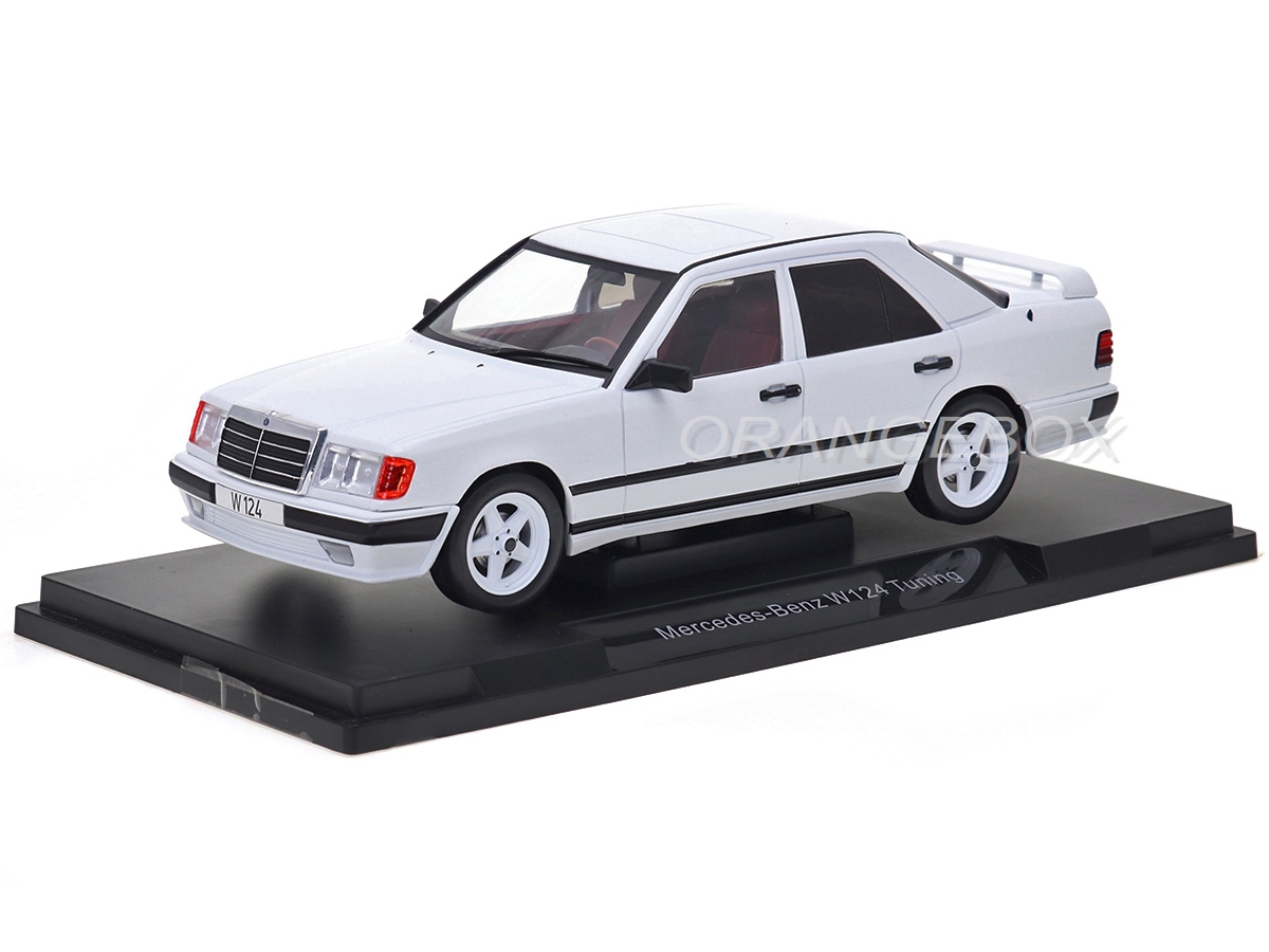 Mercedes Benz W124 Tuning 1986 1:18 MCG Branco - 20 anos! Loja on