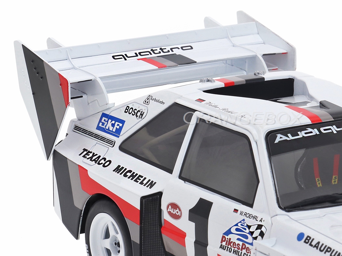 Norev 1/18 Audi Sport Quattro S1 E2 - Vainqueur Pikes Peak 1987 #1 - Neuf