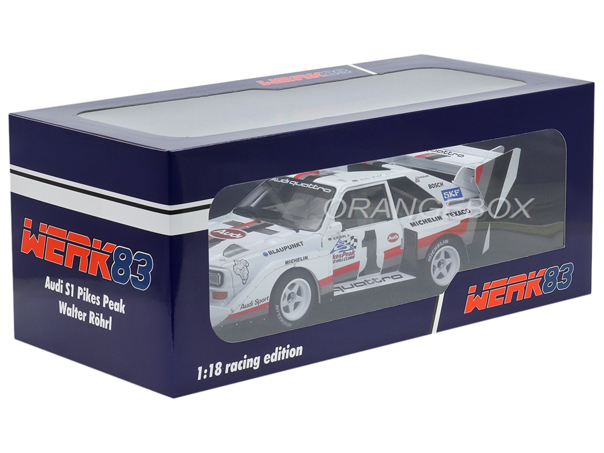 AUDI SPORT QUATTRO S1 E2 1 ROHRL PIKES PEAK HILL CLIMB 1987 1ER