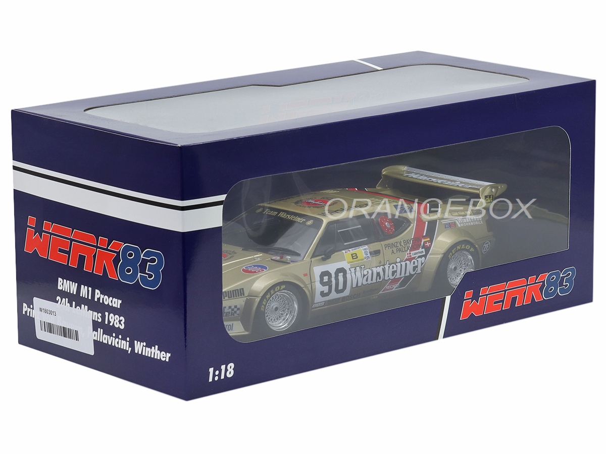 BMW M1 ProCar 24 Horas Le Mans 1983 1:18 Werk83 - 20 anos! Loja on