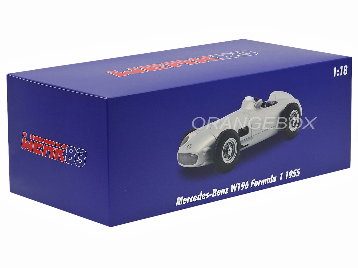 Fórmula 1 Mercedes Benz W196 Plain Body Edition 1955 1:18 Werk83