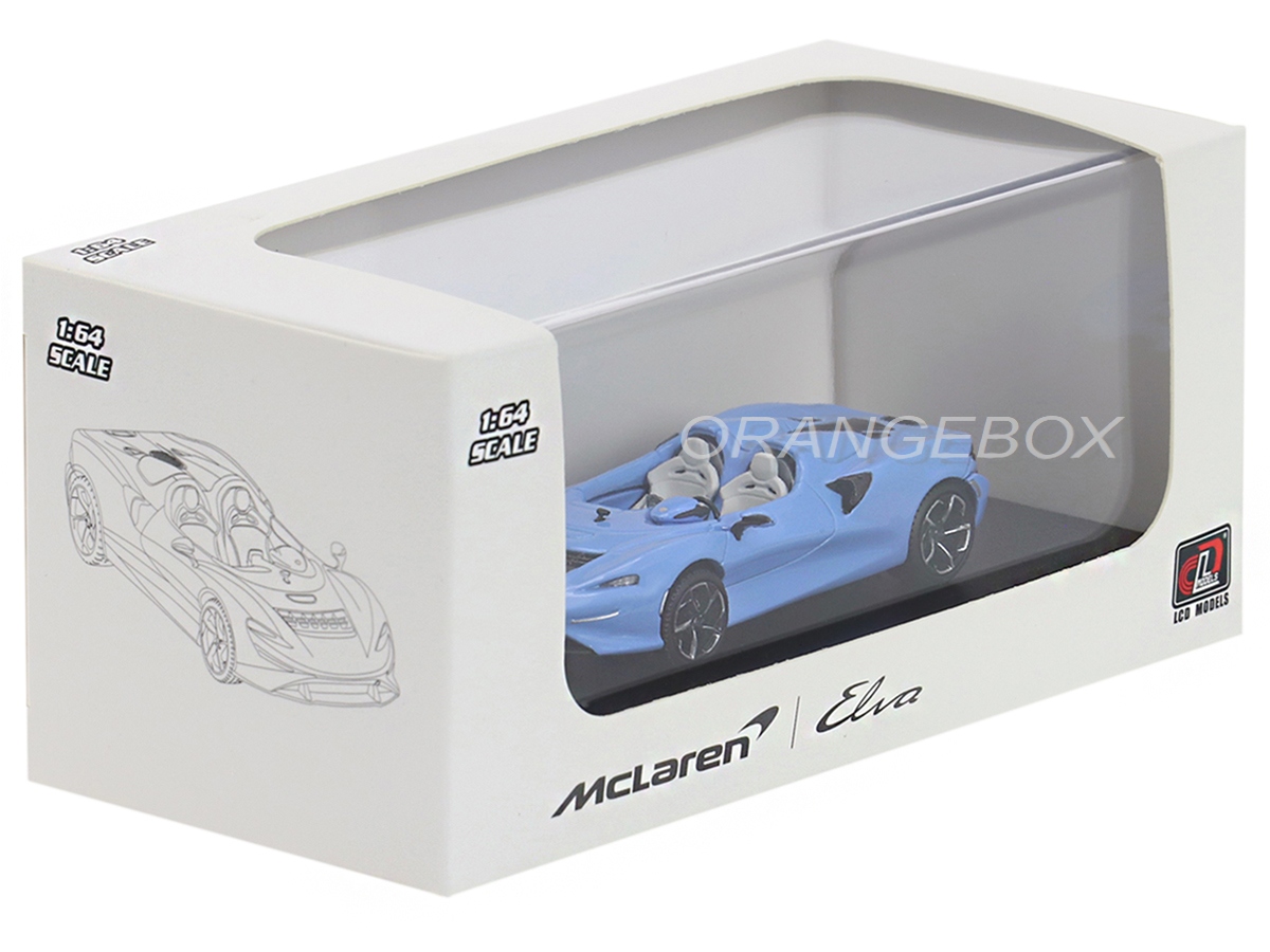 McLaren Elva 1:64 LCD Models Azul - 20 anos! Loja on-line de