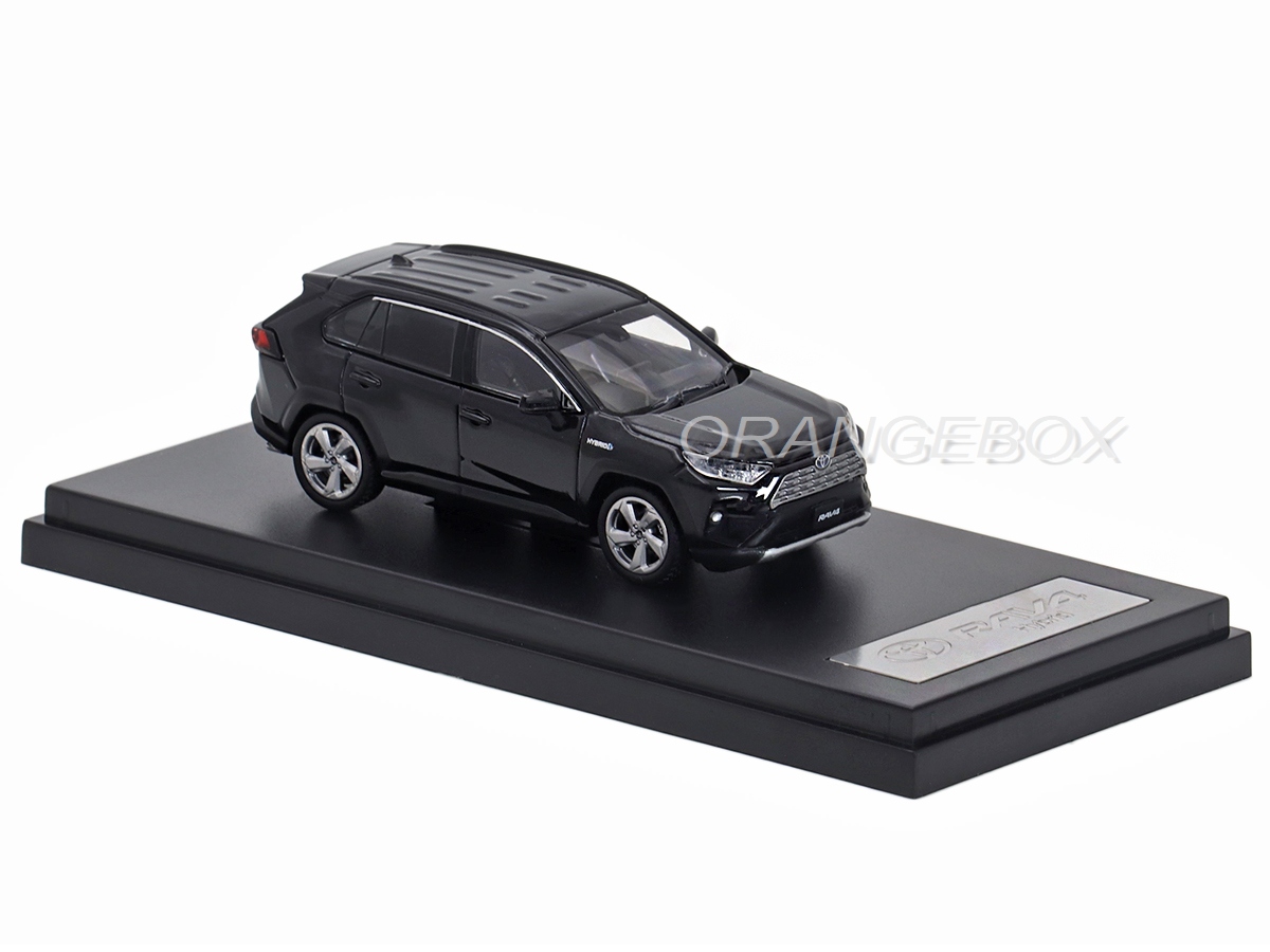 Toyota RAV4 Hybrid 1:64 LCD Models Preto - 20 anos! Loja on-line