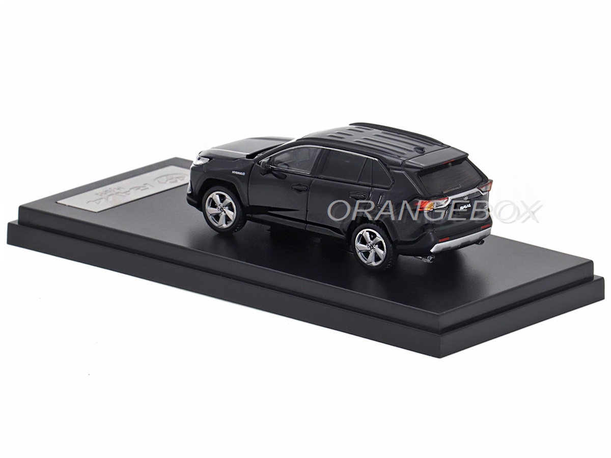 Toyota RAV4 Hybrid 1:64 LCD Models Preto - 20 anos! Loja on-line