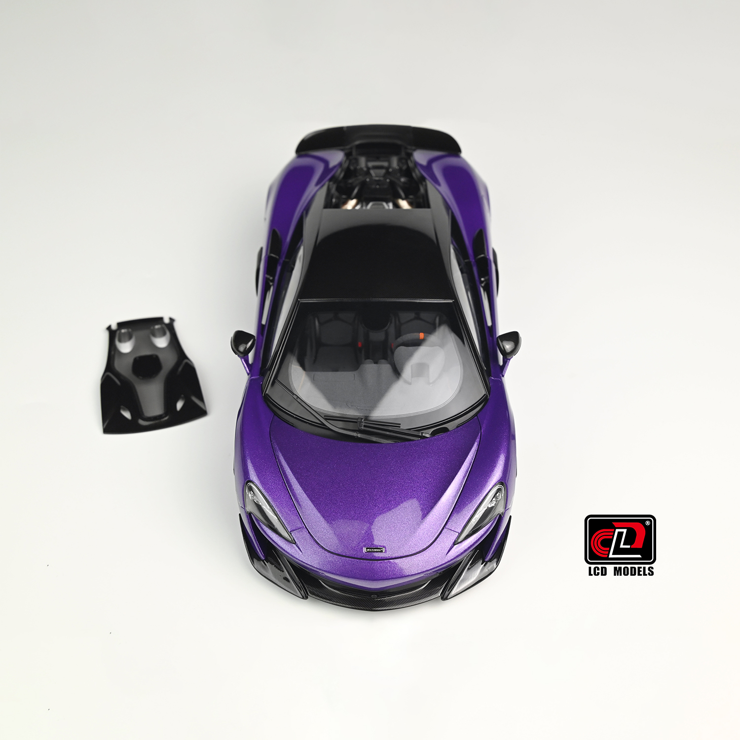 LCDモデル1/18　マクラーレン600LT・ムラサキ LCDモデル1/18マクラーレン600LT・ムラサキ