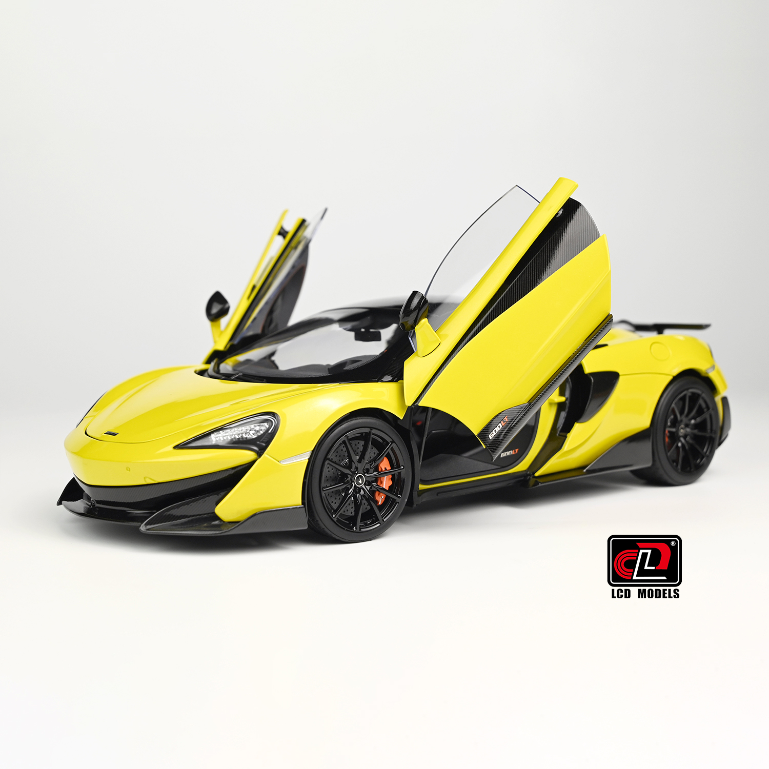 McLaren 600LT 1:18 LCD Models Amarelo - 20 anos! Loja on-line de