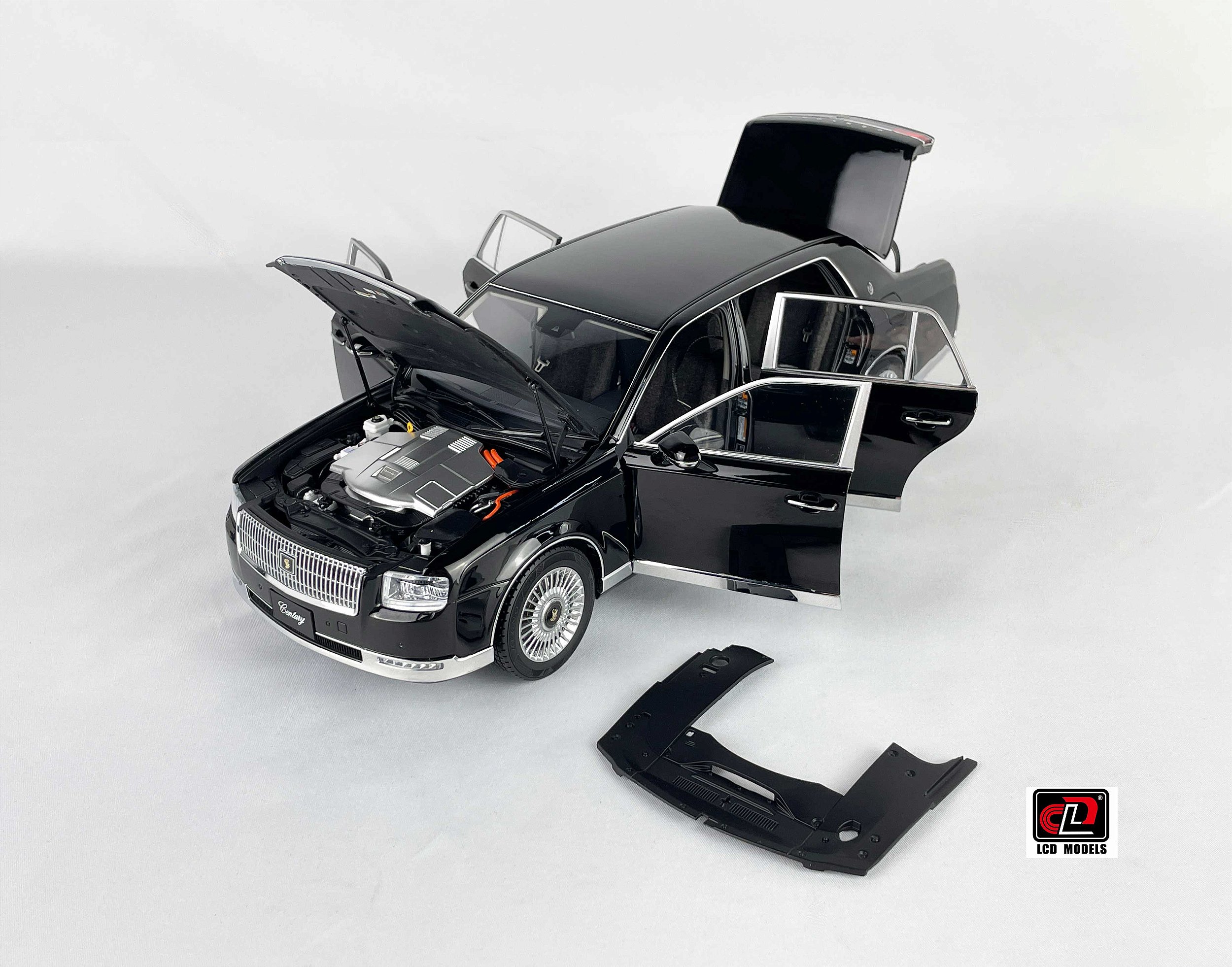 Toyota Century 1:18 LCD Models Preto - 20 anos! Loja on-line de