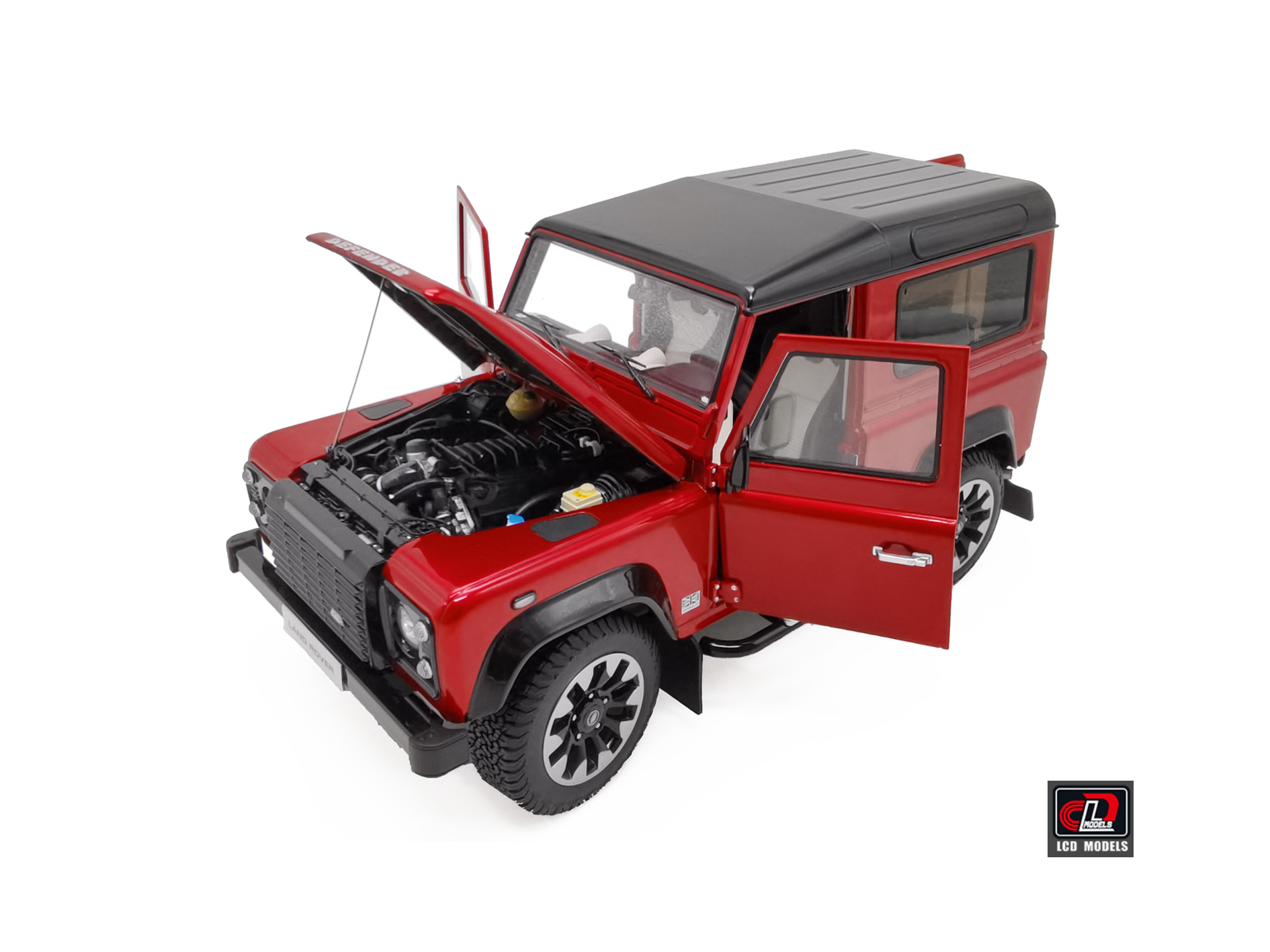 Land Rover Defender 90 Works V8 70th Edition 1:18 LCD Models