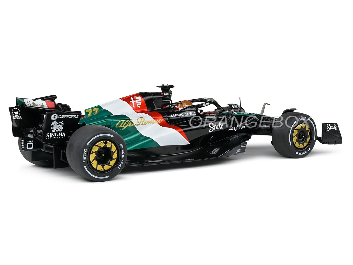 Fórmula 1 Alfa Romeo C43 Gp Monza 2023 Valtteri Bottas 1:18 Solido