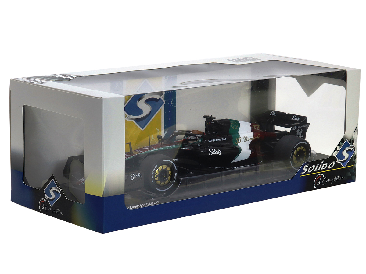 Fórmula 1 Alfa Romeo C43 Gp Monza 2023 Valtteri Bottas 1:18 Solido