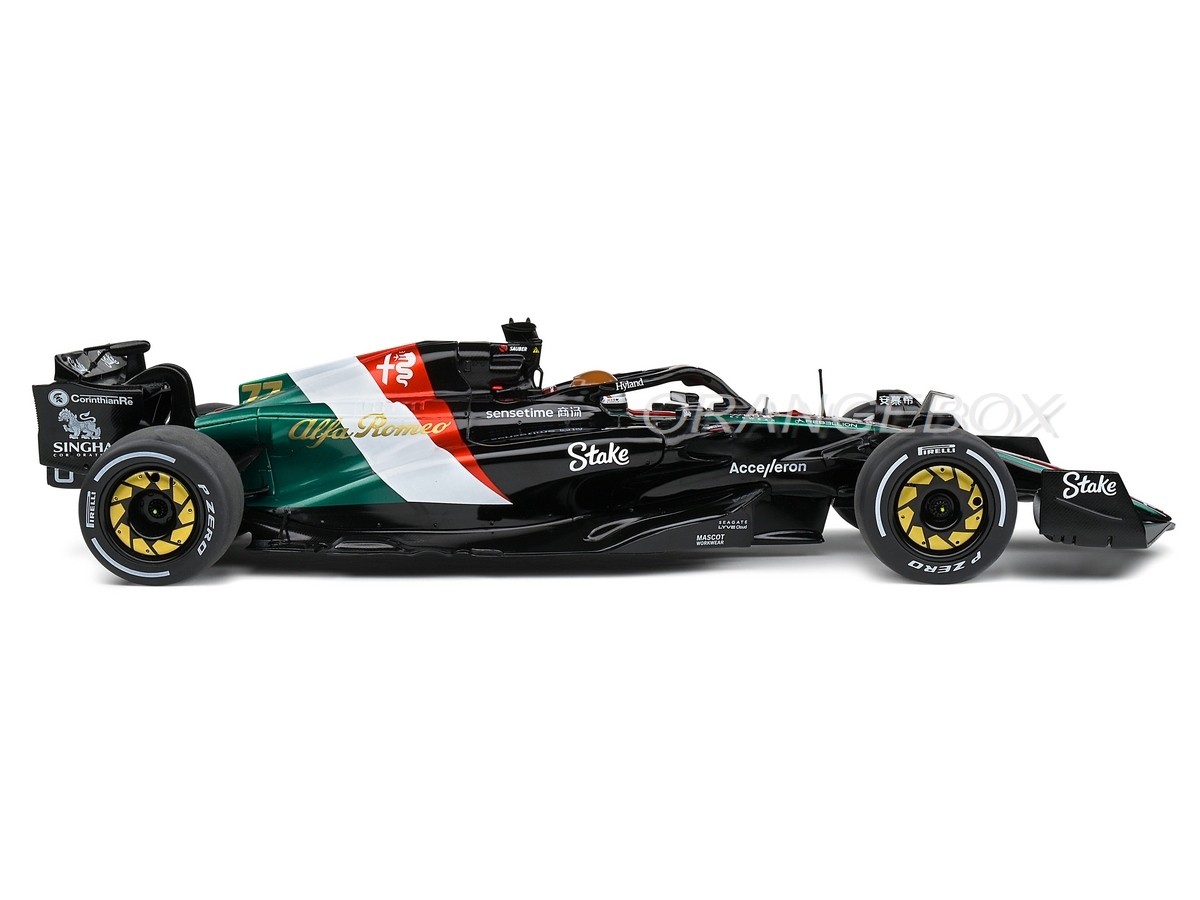 SOLIDO 1/43 Alfa Romeo C43 GP Bahreïn 2023 – V. Bottas – Modèle Métal F1 Pour Collectionneur Bottas Bahreïn 2023 Miniature