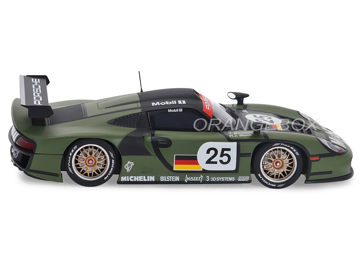 Miniature Voiture WERK 83 1/18 – Porsche 911 GT1, Pré-Qualif. Le Mans 1997