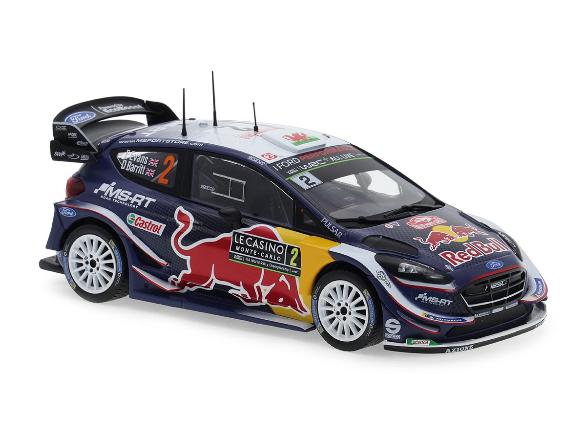 Ford Fiesta WRC 2017 Winner ミニカー Ford Fiesta WRC Red Bull Rallye Monte Carlo 2018 1:24 Ixo Models