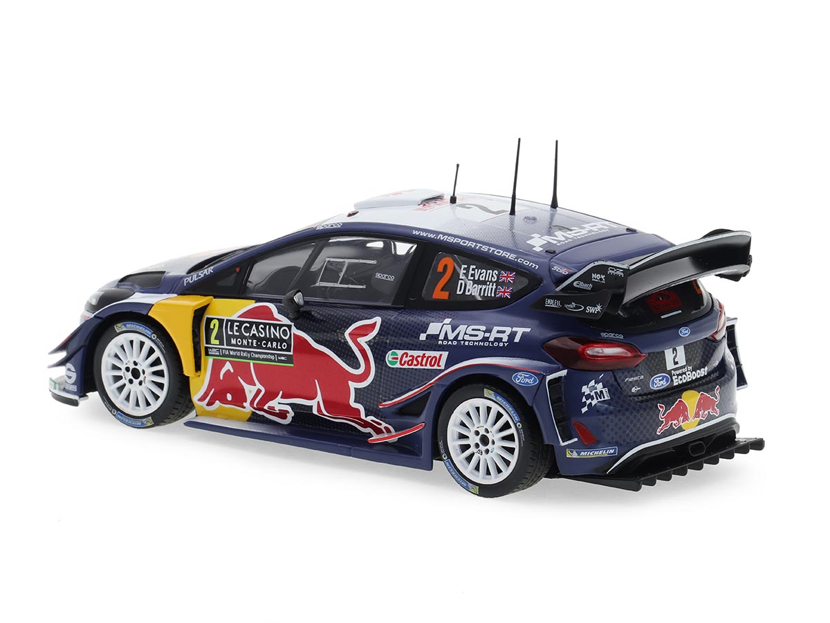 Ford Fiesta WRC Red Bull Rallye Monte Carlo 2018 1:24 Ixo Models