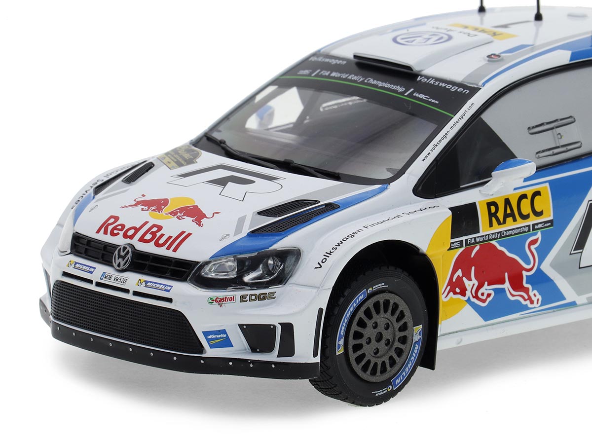 Volkswagen Polo R WRC 2016 1/24 プラモデルキット Volkswagen Polo R WRC Red Bull Rallye Catalunya 1:24 Ixo Models