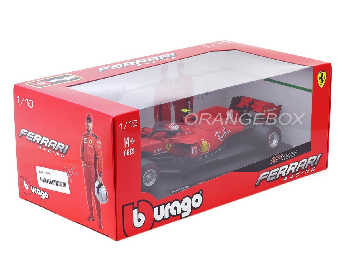 Fórmula 1 Ferrari SF1000 Charles Leclerc 2020 1:18 Bburago - 20