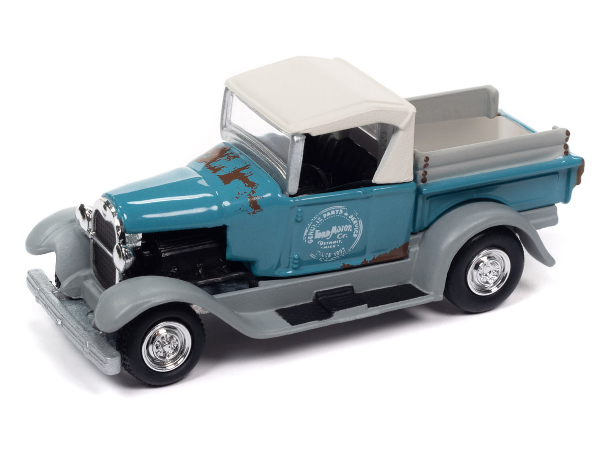 未開封　ブルーフォード　SEEMS LIKE A LIFETIMES AGO Ford Model A 1929 R2B 1:64 Johnny Lightning Azul - 20 anos! Loja