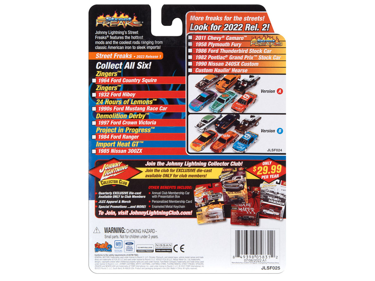 Nissan 300ZX 1985 R1B 2023 1:64 Johnny Lightning - 19 anos