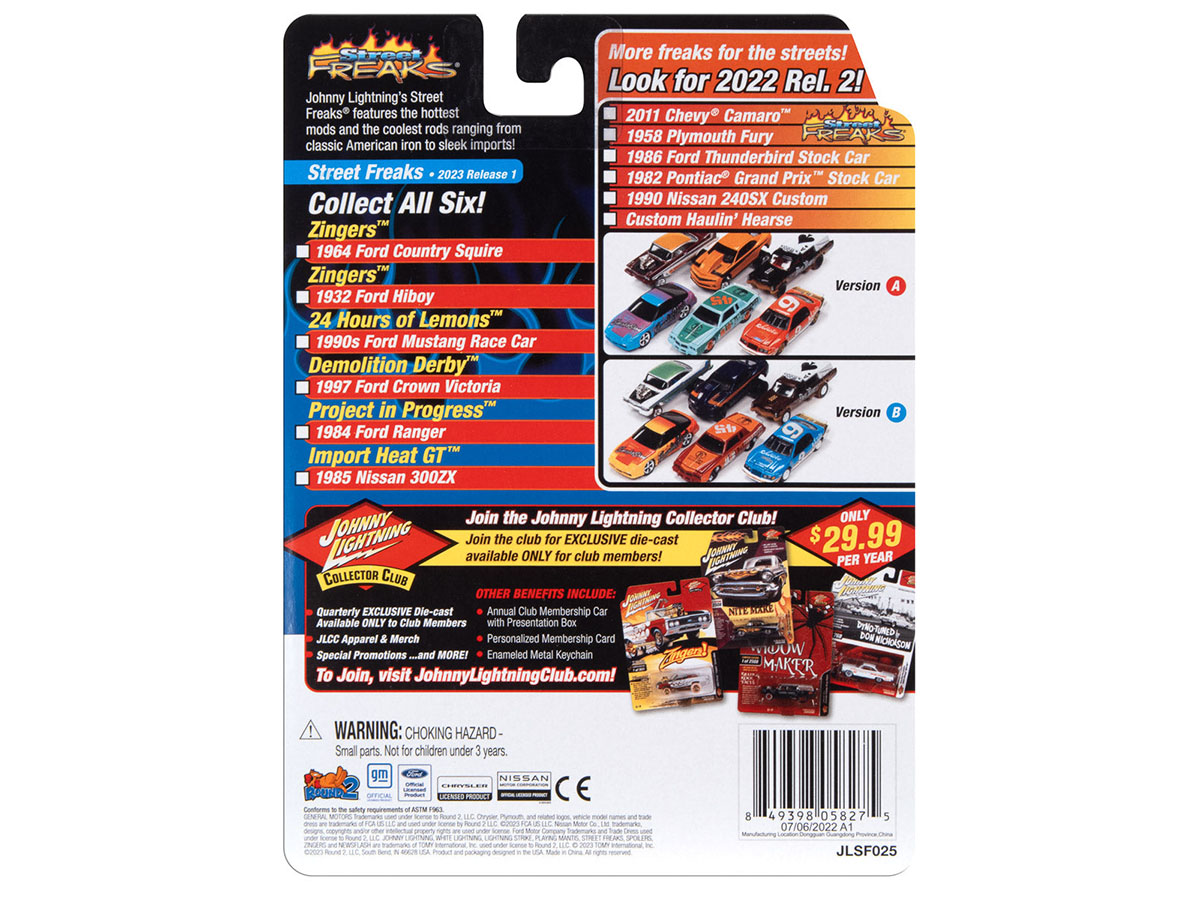 Nissan 300ZX 1985 R1A 2023 1:64 Johnny Lightning - 20 anos! Loja