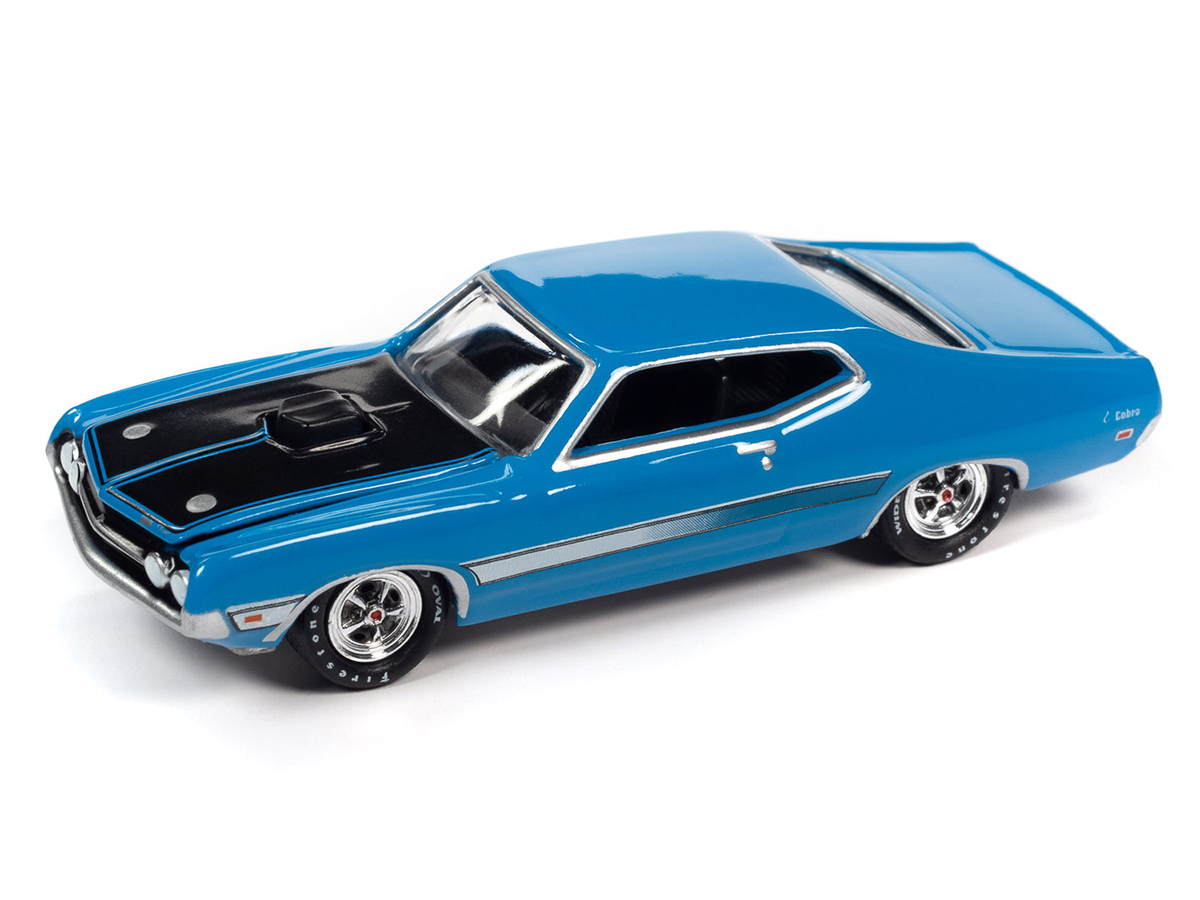 Miniature ERTL 1/18 - Ford Torino Cobra 1971 Jaune - American Muscle - TRES RARE