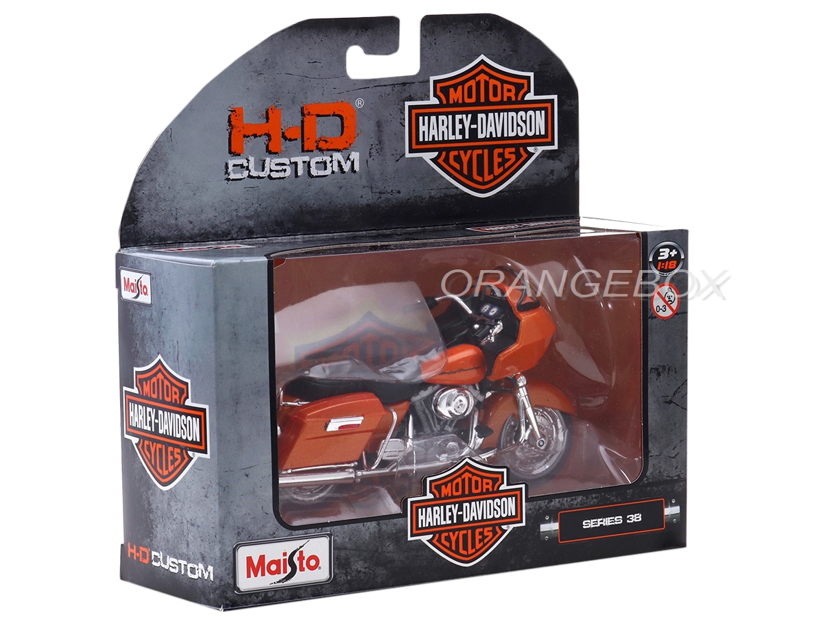 Harley Davidson FLTR Road Glide 2002 Maisto 1:18 Série 38
