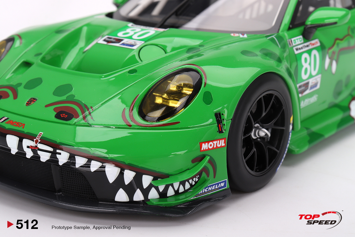 Porsche 911 GT3 R AO Racing 2023 IMSA 12 Horas Sebring 1:18